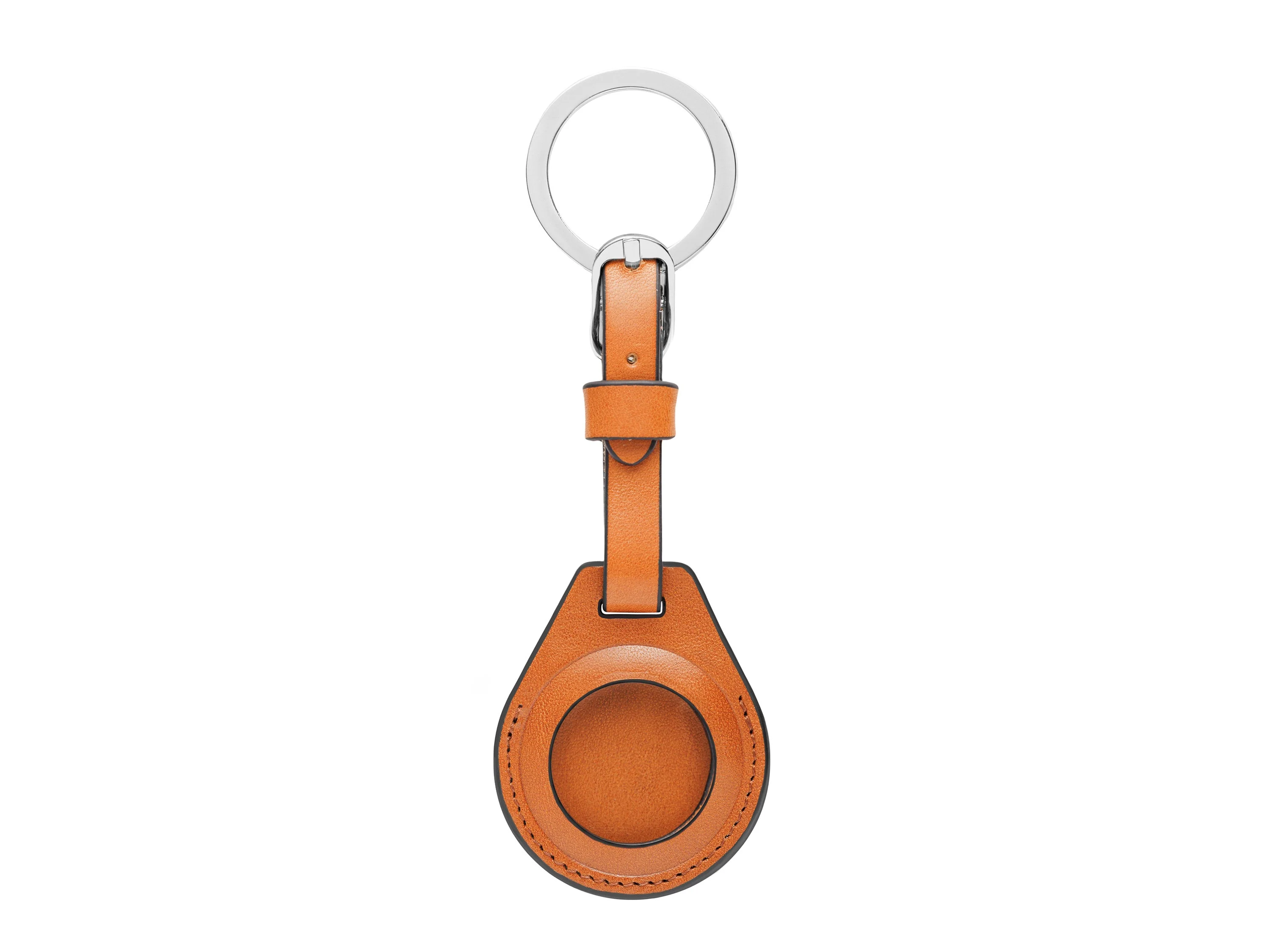 Old Leather Airtag Key Fob - Image 3