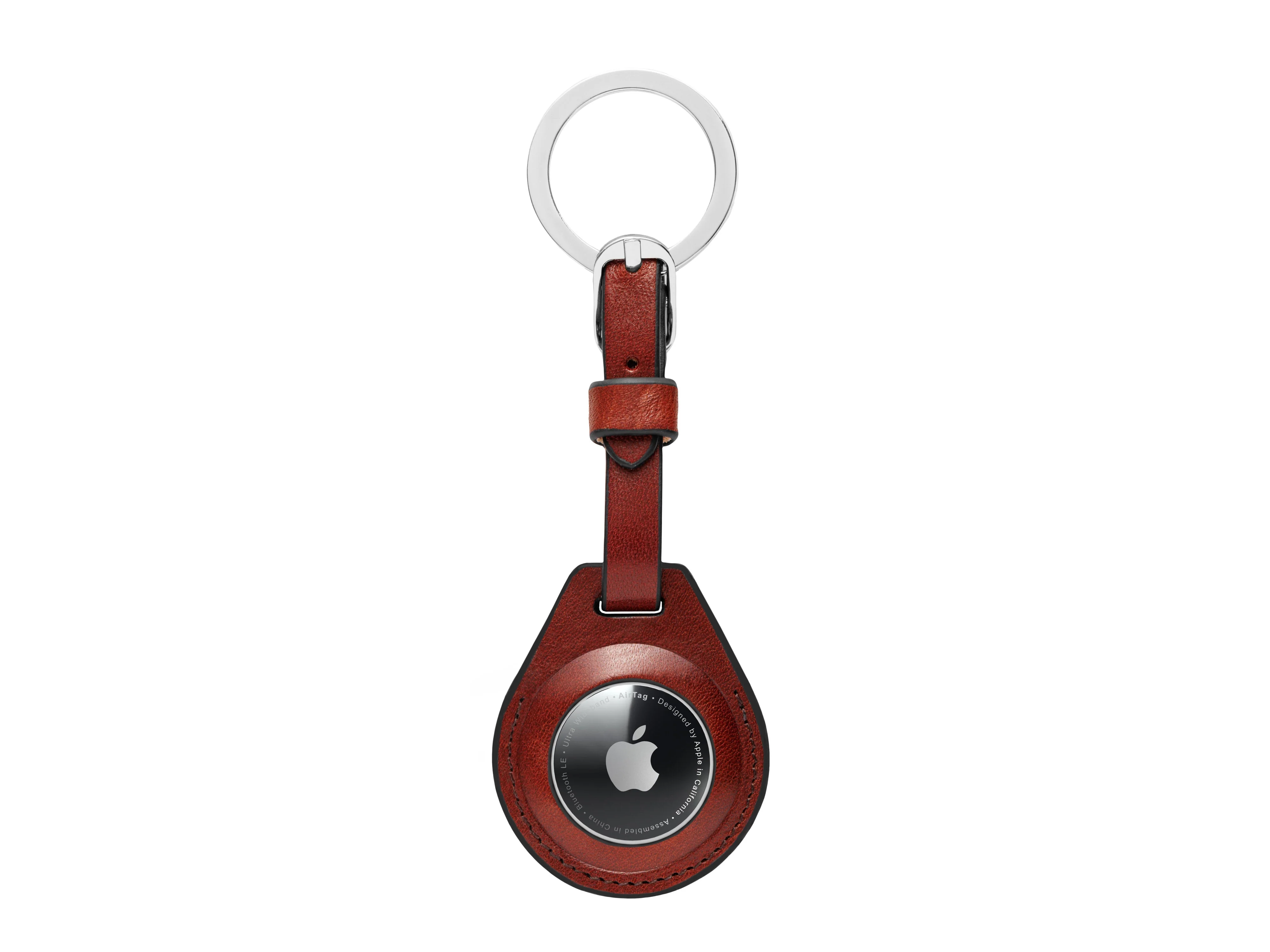 Old Leather Airtag Key Fob - Image 5