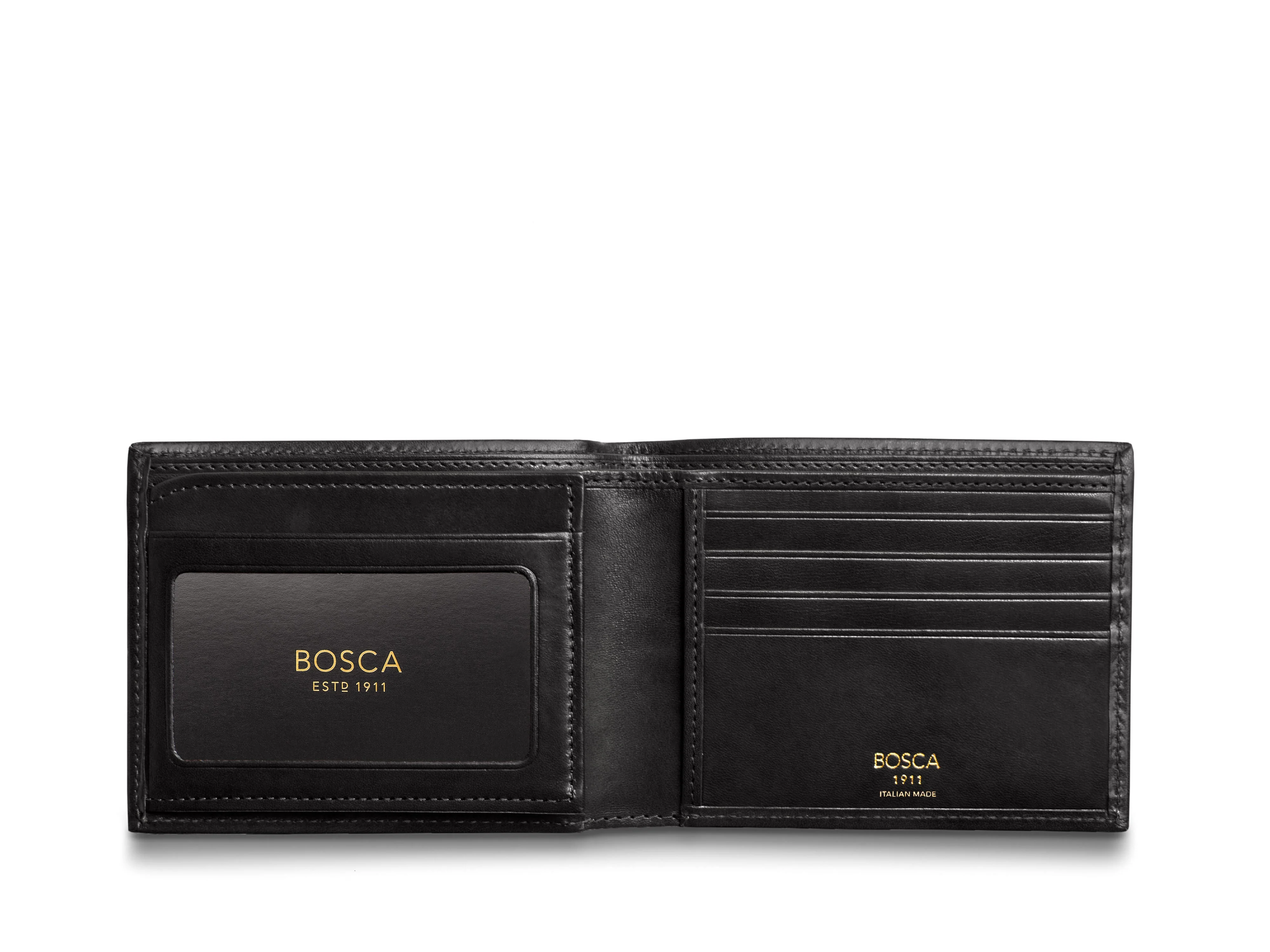Old Leather Italia Bifold With Card / I.D. Flap - Image 30