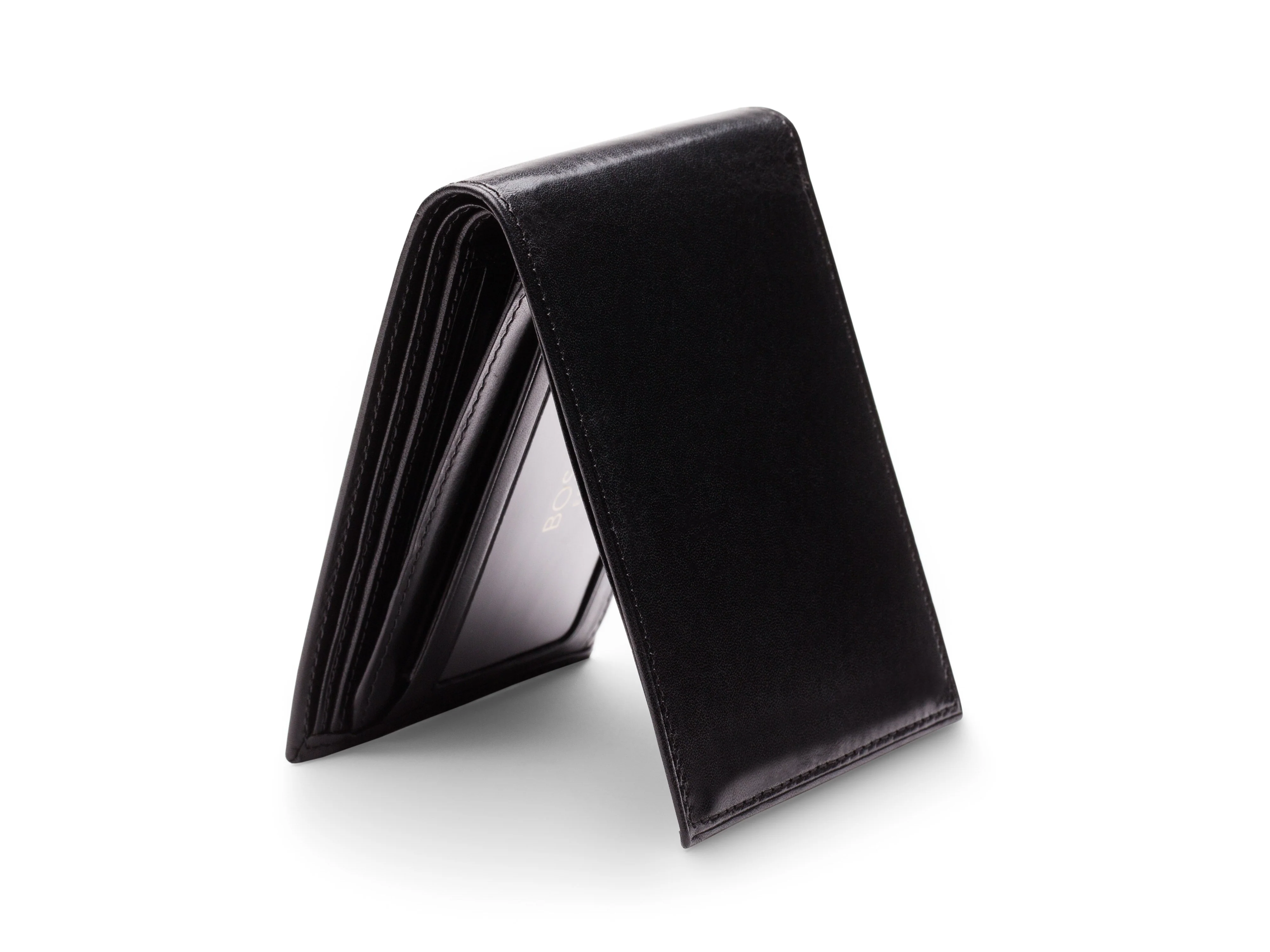 Old Leather Bifold With Card / I.D. Flap - Image 26
