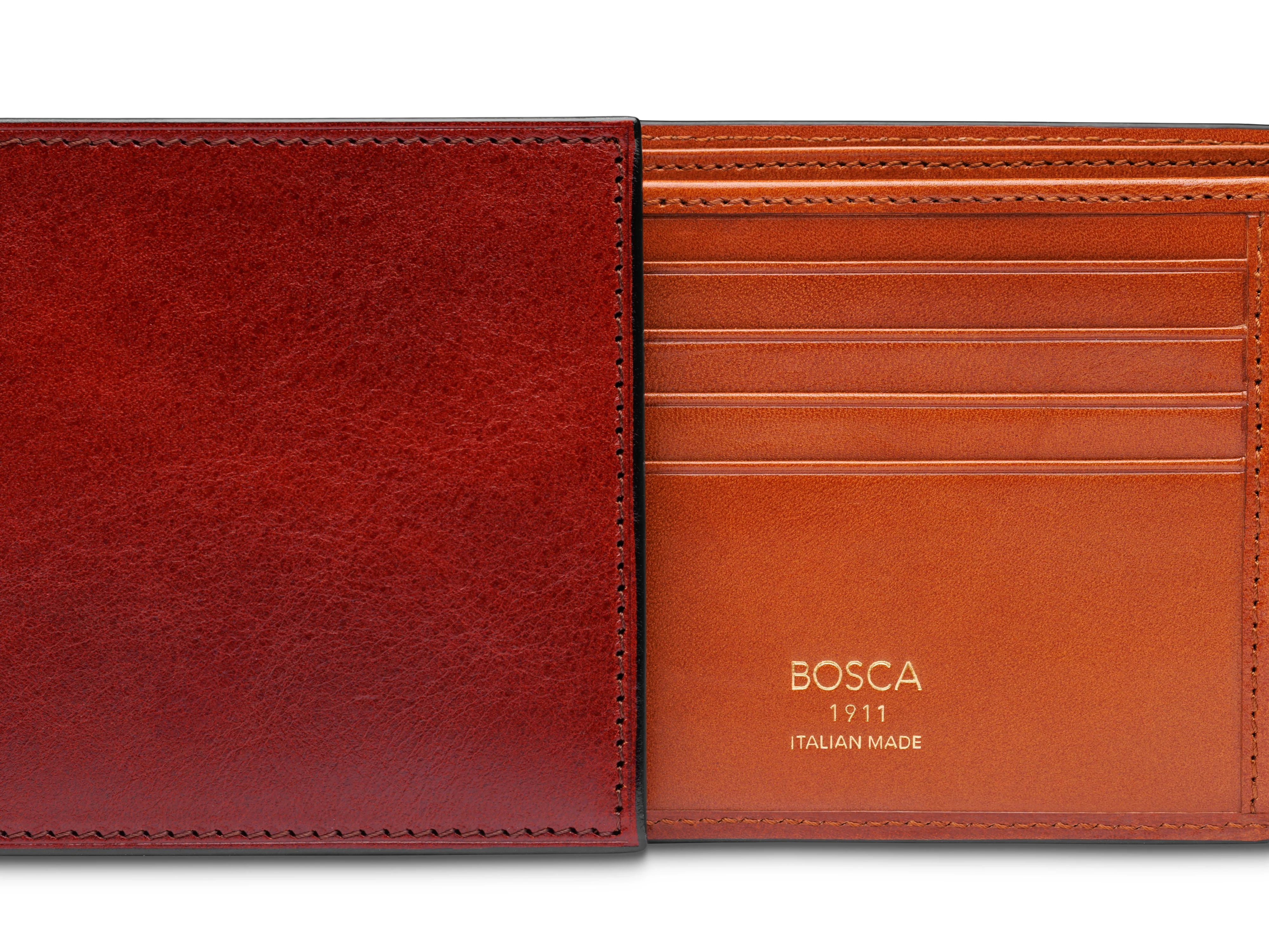 Contrast Old Leather Executive I.D. Wallet - Image 11