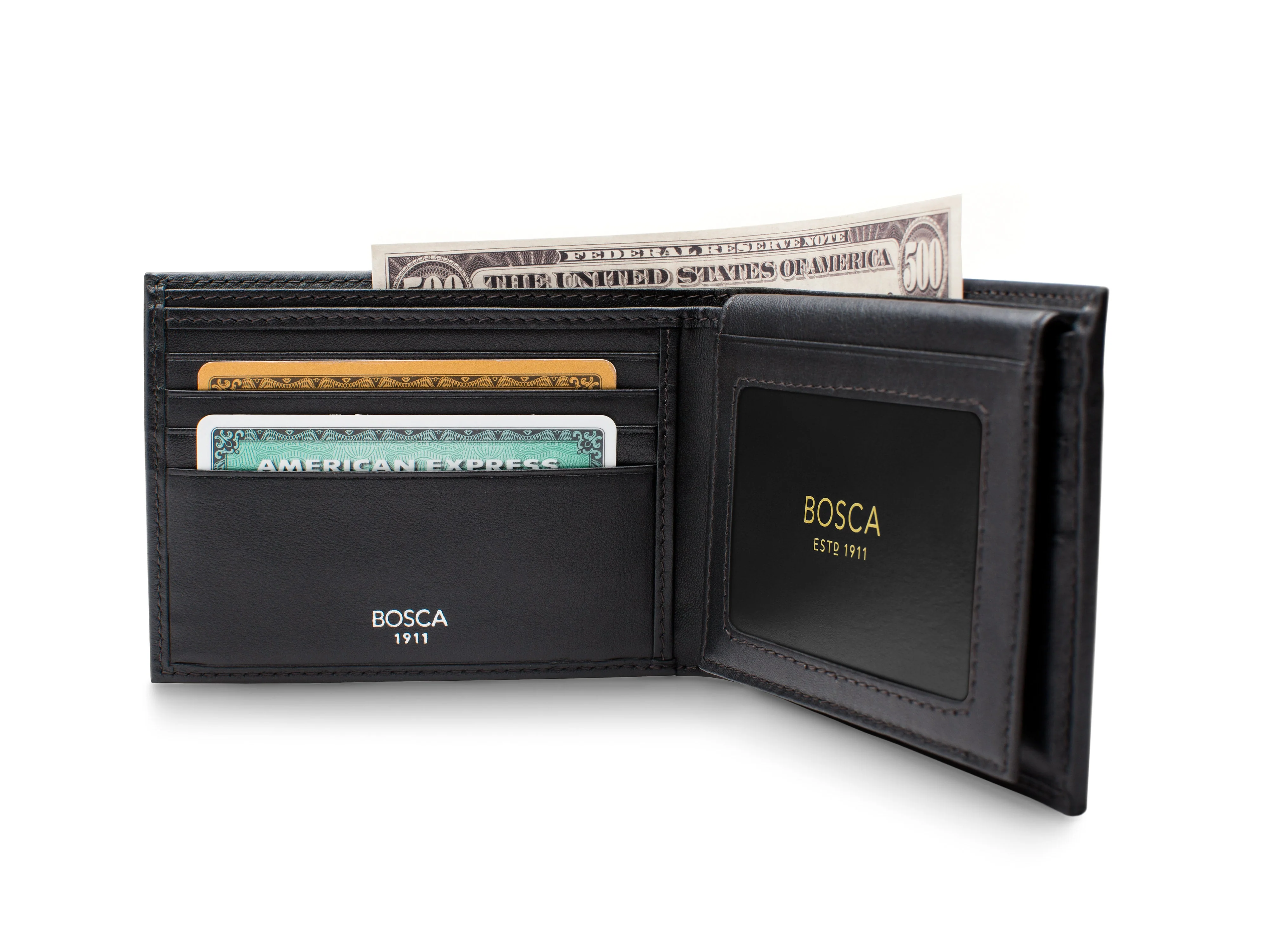 Nappa Vitello Credit Wallet w/I.D. Passcase - Image 6