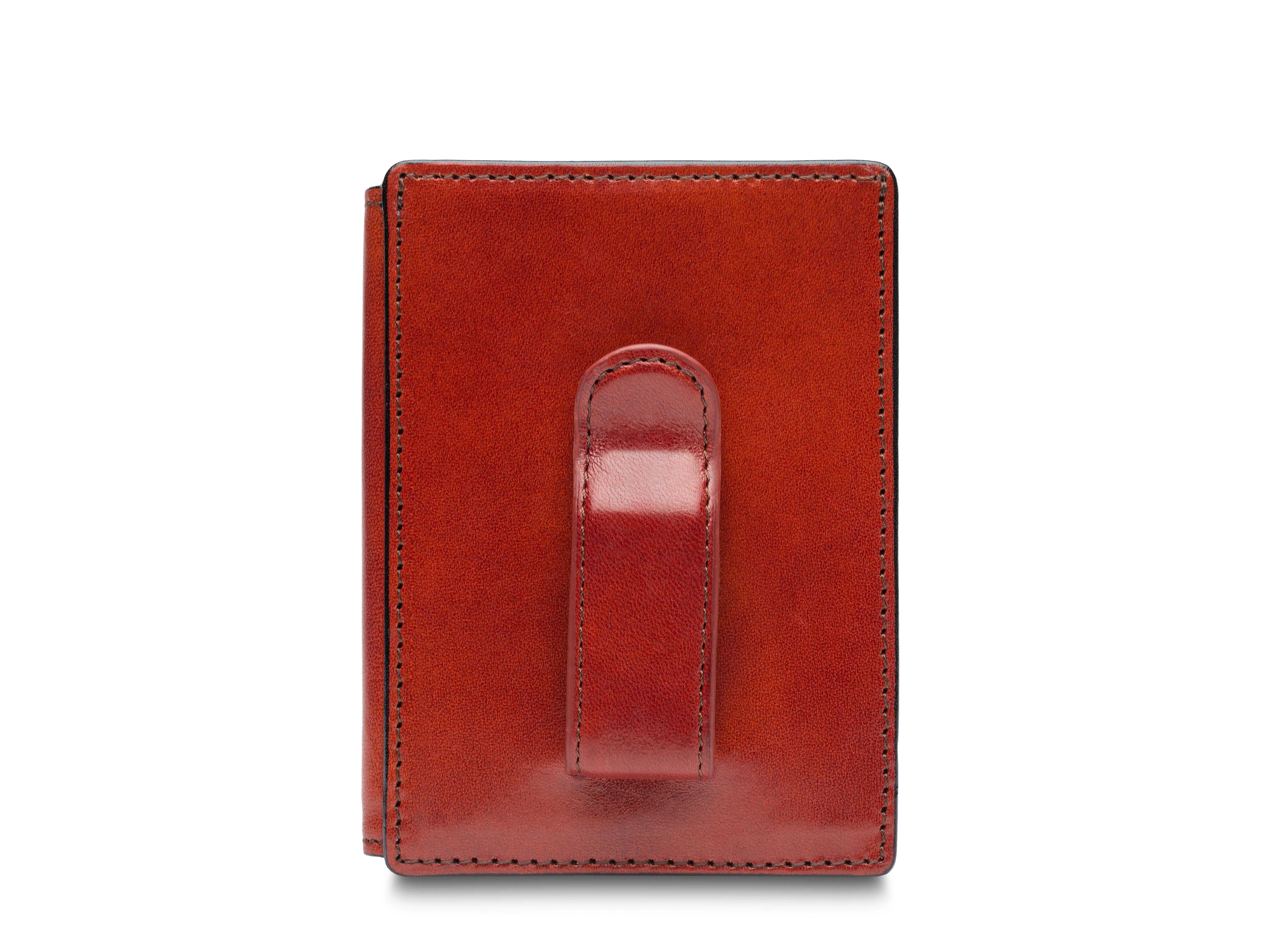 Old Leather Front Pocket I.D. Wallet - Image 4