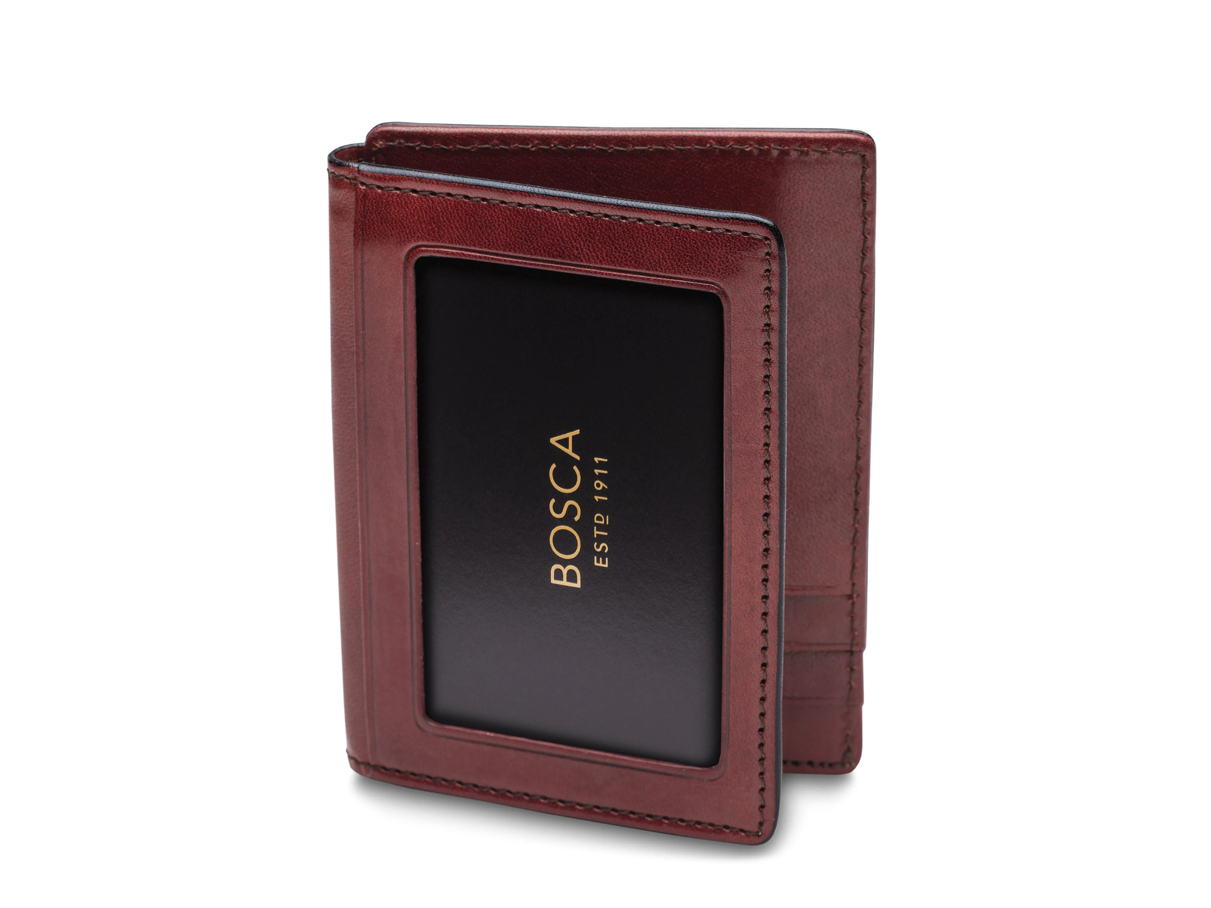 Old Leather Front Pocket I.D. Wallet - Image 7