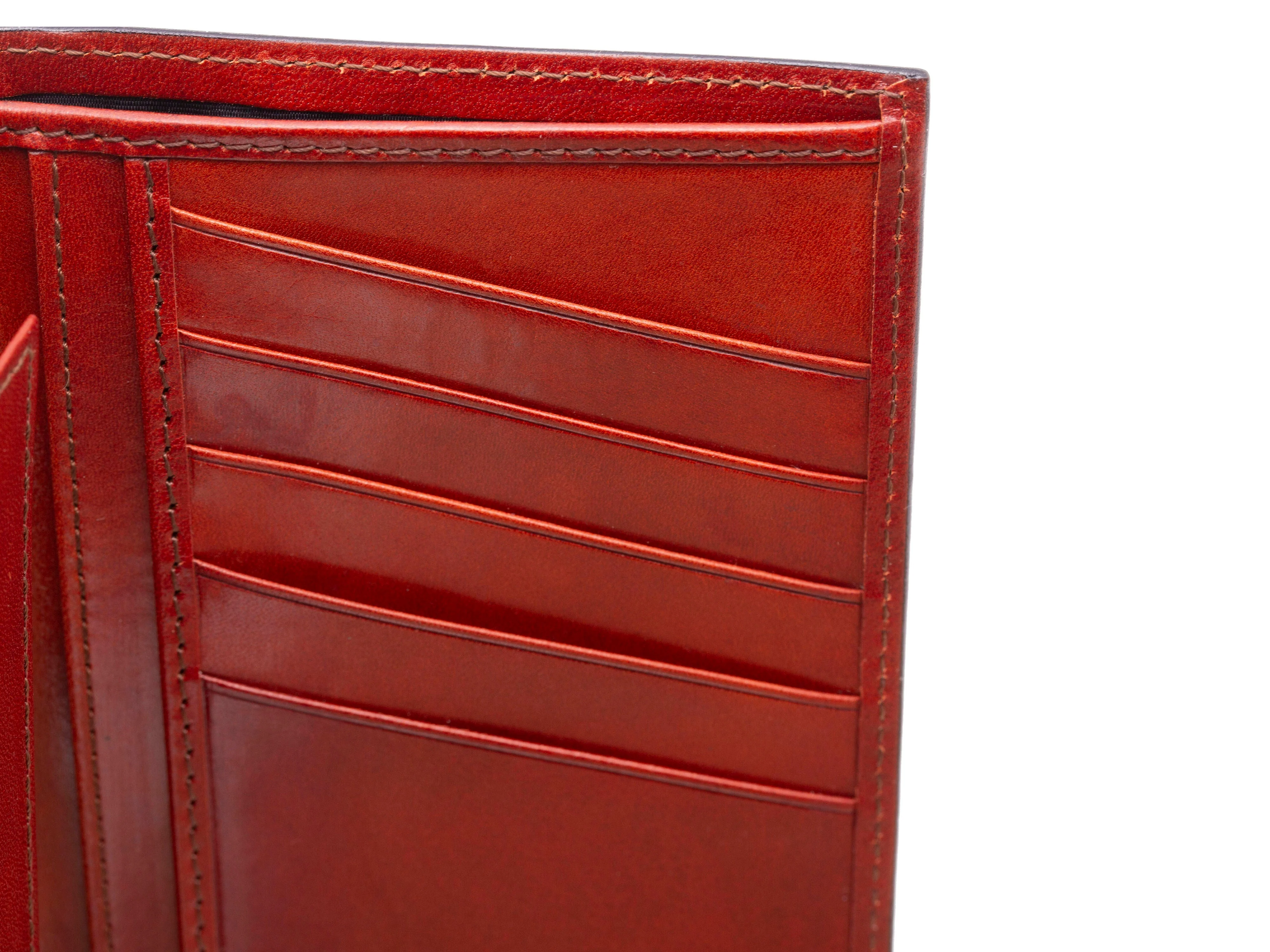 Old Leather Italia Coat Pocket Wallet - Image 5