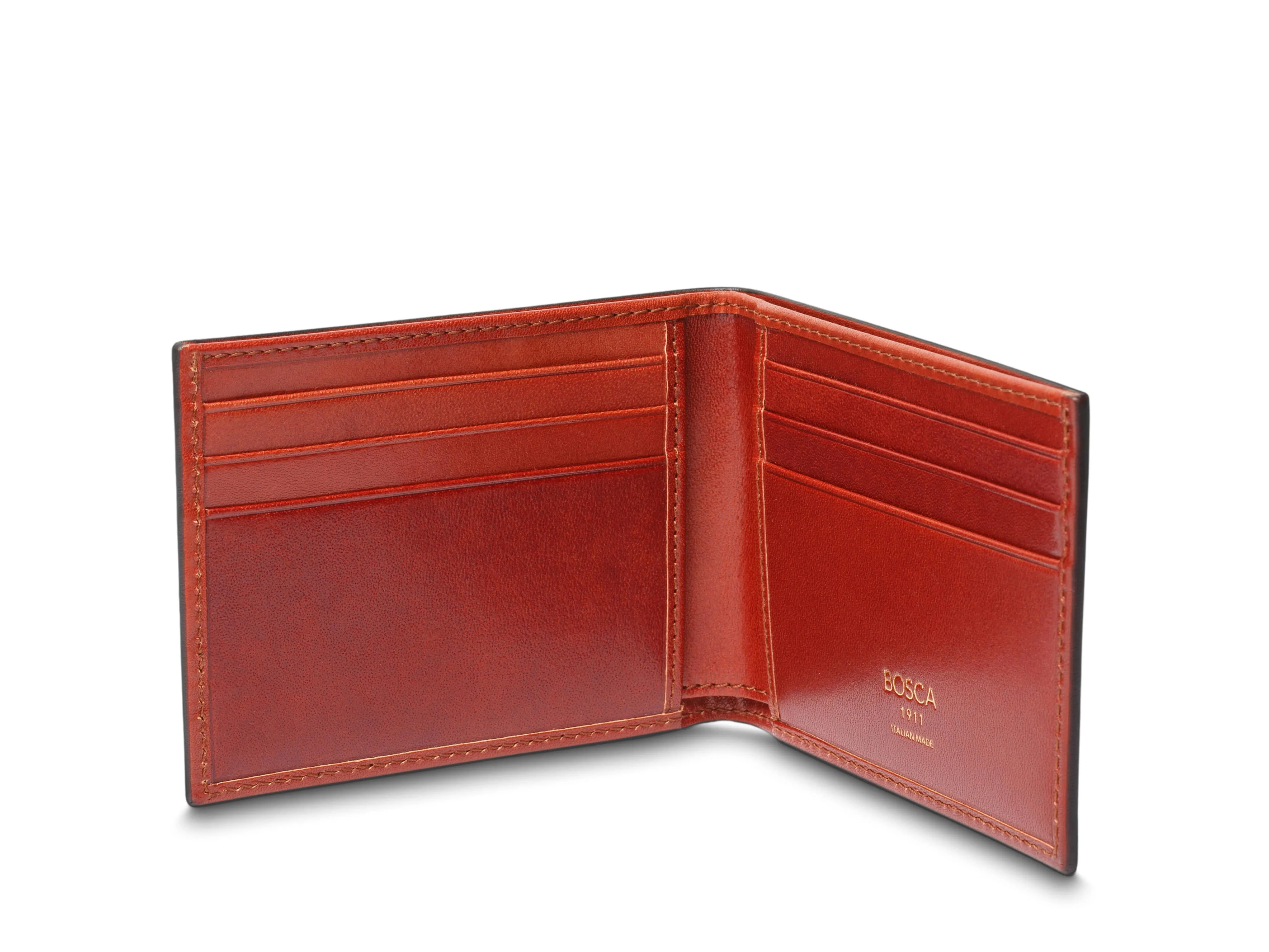 Smoked Old Leather Small Bifold Wallet - Image 3